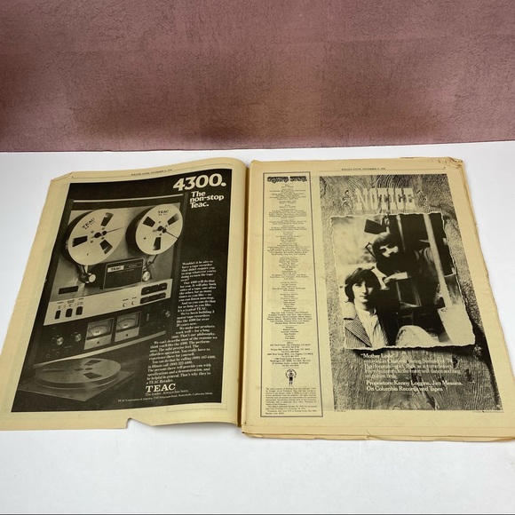 Vintage Rolling Stone Magazine Elton John George Harrison November 21, 1974 - Picture 5 of 6